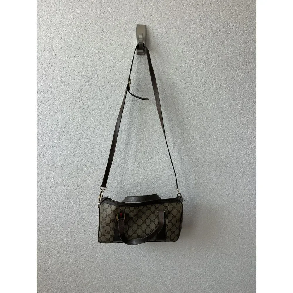 Vintage Gucci GG Plus Boston Bag